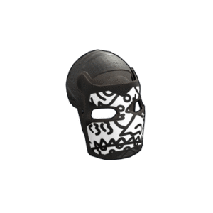 Doodle Metal Facemask