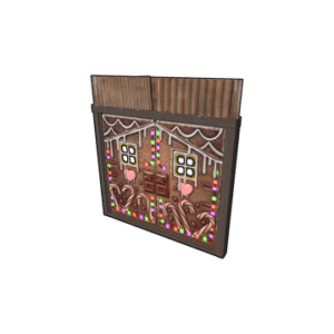 Gingerbread Metal Double Door