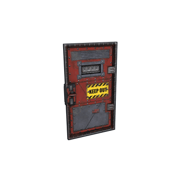 Keep Out Armored Door