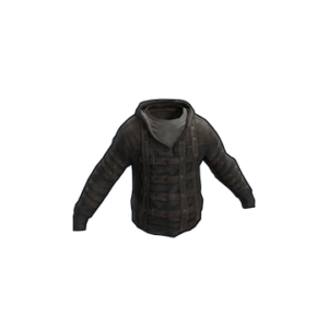 Leather Strapped Hoodie
