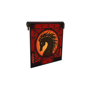 Lunar Horse Garage Door