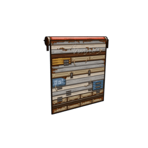 Pixel Garage Door