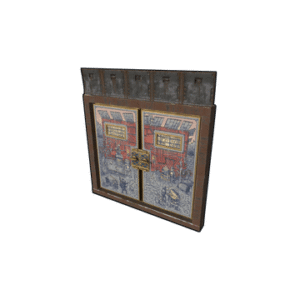 Porcelain Armored Double Door
