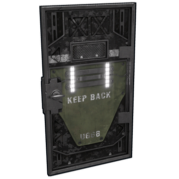 Reinforced Armored Door