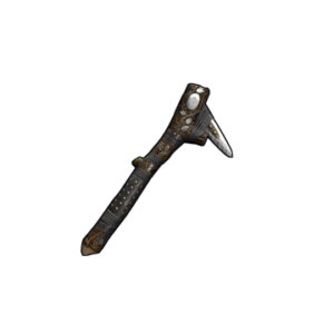 Silver Leaf Stone Pickaxe
