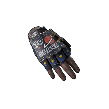 Space Raider Roadsign Gloves